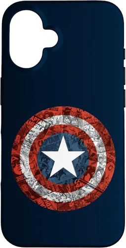 Miniatura 31 de Carcasa para iPhone 11, diseño de Capitán América, con escudo de cómics