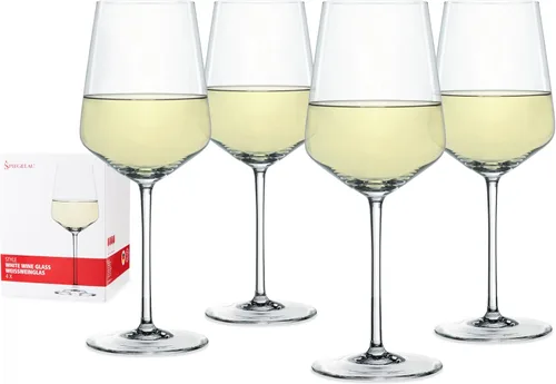 Miniatura 9 de Spiegelau Copas de vino Borgoña de estilo, conjunto de 4, cristal de plomo sin plomo, tallo clásico, lavavajillas, caja fuerte, conjunto de regalo