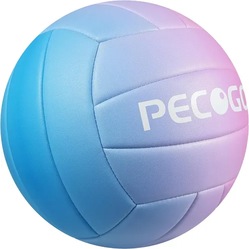 Miniatura 2 de Balón de voleibol tamaño 5, piel sintética duradera, interior/exterior. Control suave, gran hermeticidad para entrenamiento/juegos. Ideal para todas