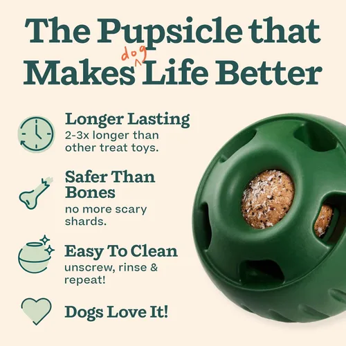 Miniatura 3 de WOOF Paquete de iniciación – Juguetes interactivos para perros para el aburrimiento – Moldes de silicona para golosinas para perros – Golosinas