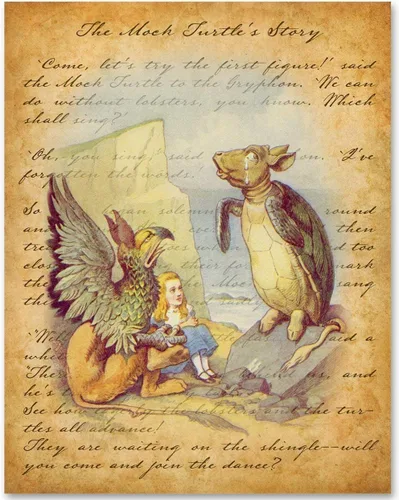 Miniatura 25 de Alicia en el país de las maravillas - Póster de pared sin marco de 11 x 14 pulgadas - Regalos y decoraciones perfectos de Alicia en el país