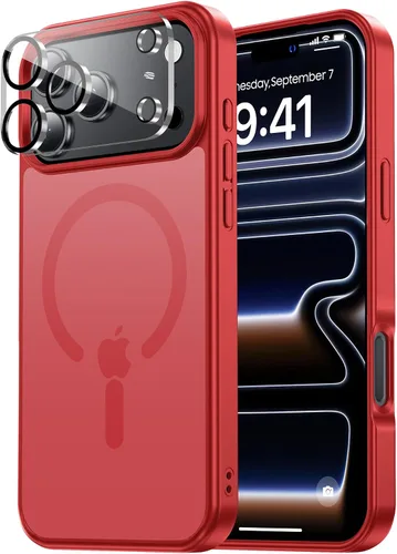 Miniatura 31 de Tigowos Magnetic Guardian - Funda diseñada para iPhone 11 Pro [probada en caídas de grado de 10 pies y compatible con MagSafe] Funda delgada Negro