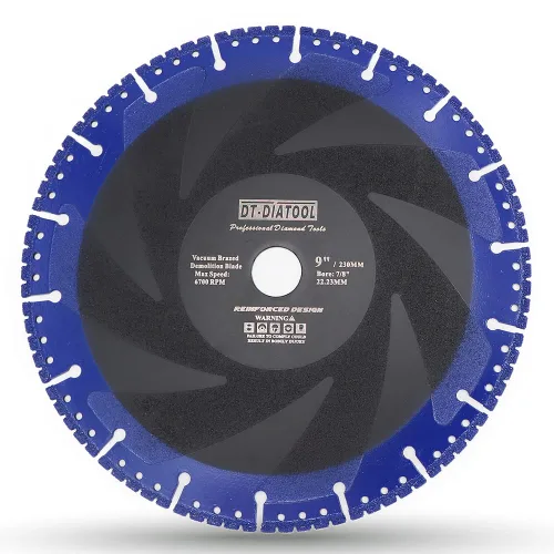 Miniatura 9 de DT-DIATOOL Hoja de sierra de diamante de disco de corte de metal, diámetro de 4.5 pulgadas, rueda de corte de diamante multiusos para tubería
