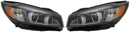 Miniatura 9 de Para Kia Sorento faro 2016 2017 2018 lado del conductor w/barra de luz LED para KI2502185 92101 C6000