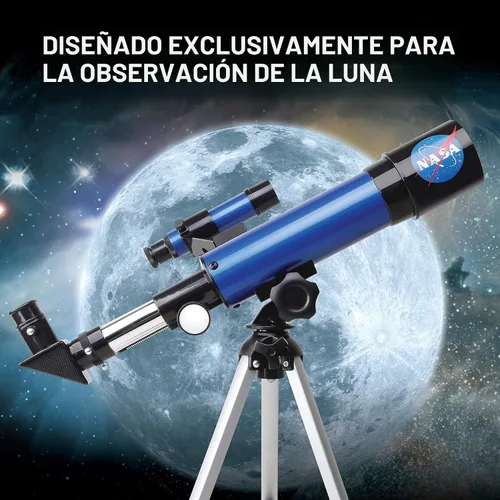 Miniatura 2 de Telescopio Lunar de la NASA para Niños – Aumento de 90x, Incluye Dos Oculares, Trípode de Mesa y Buscador – Telescopio para Niños para Principiantes