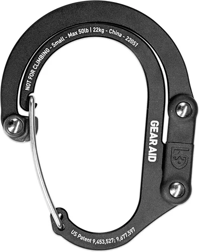 Miniatura 16 de GEAR AID HEROCLIP - Mosquetón pequeño con clip y gancho para colgar bolsos, bolsos, linternas, cochecitos, herramientas, cascos, botellas de agua