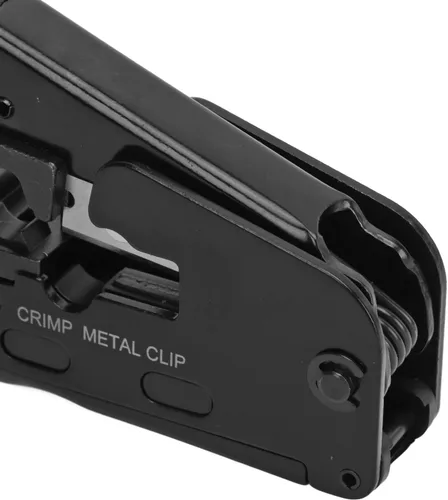 Miniatura 3 de Herramienta de crimpado Ethernet Crimpadora Pasa a través de Ethernet Crimper para RJ11 RJ12 Cat5 Cat6 Cat7