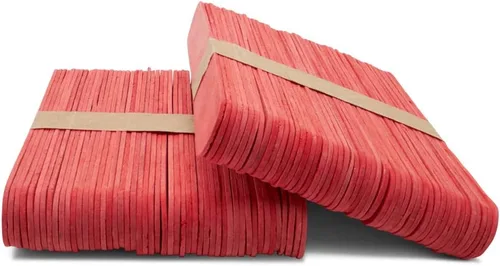 Miniatura 8 de Paquete de 200 palitos amarillos para manualidades, palitos de cera y depresores de lengua de Acción de Gracias, de 6 pulgadas, paquete de 200