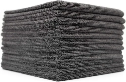 Miniatura 22 de (Paquete de 12) 12" x 12 in. toallas de limpieza de microfibra de grado comercial para usos múltiples, altamente absorbentes, sin pelusa, sin Blanco