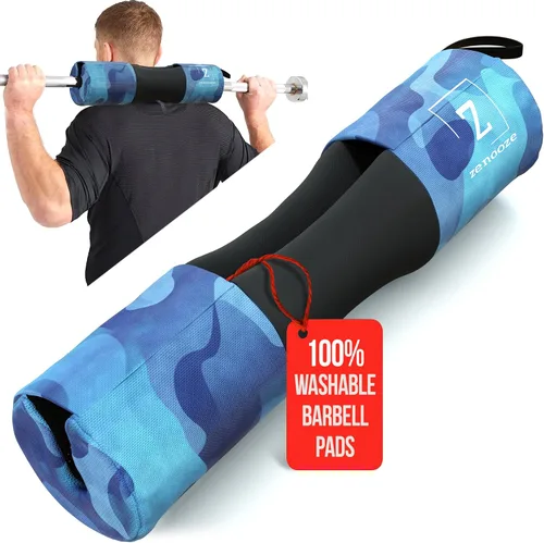 Almohadilla versátil para sentadillas, diseño antideslizante, 100% lavable, cómoda almohadilla de empuje de cadera para barra, se adapta a barras