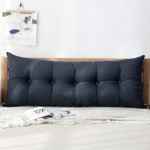 Miniatura 11 de Respaldo rectangular grande para cabecero, cojines de respaldo para cama, sofá, respaldo de cuña para respaldo, cojines lumbares, almohada