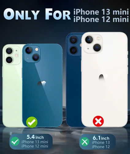 Miniatura 253 de FNTCASE Funda para iPhone 13 Pro-Max: Fundas magnéticas transparentes compatibles con Magsafe Slim anti amarillamiento protección contra caídas