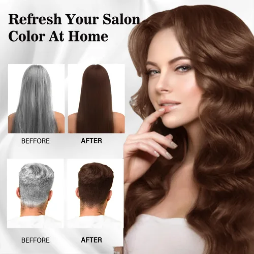 Miniatura 3 de Joyful Young Champú Tinte para el Cabello 3 en 1 Color Vegano para Canas - Sin Amoníaco para Hombres y Mujeres - Coloración de Barba y Cabello