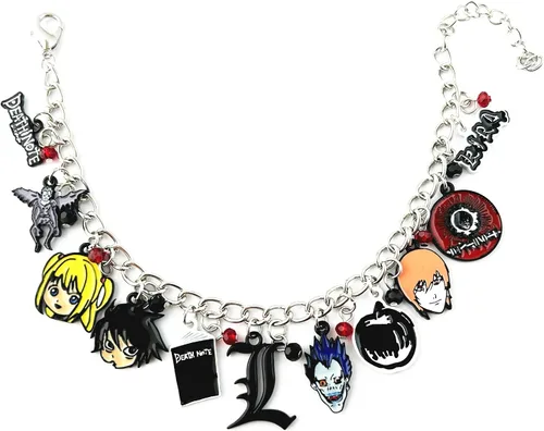 Miniatura 2 de FJKMYOYO DianViVi - Pulsera de anime de dibujos animados de horror y no la muerte, regalo para niña y mujer, Zinc, 0