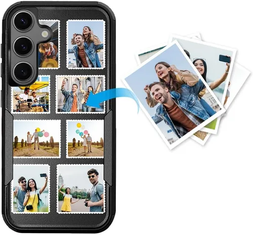 Miniatura 133 de Funda protectora personalizada para Samsung Galaxy S22 Ultra 5G (versión 2022), funda protectora de doble capa resistente con múltiples fotos, a