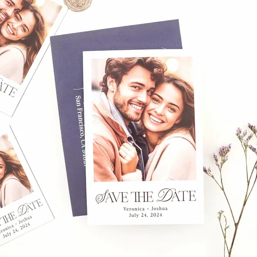 Miniatura 2 de Imanes de foto para guardar la fecha para boda, imán grande de nevera personalizado para guardar las fechas, tarjetas de quinceañera para guardar