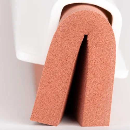Miniatura 3 de SPARTA Flo-Pac - Escobilla de espuma con marco de plástico para piso, baño, cocina, hormigón, azulejos, garaje, uso comercial, 18 pulgadas, rojo