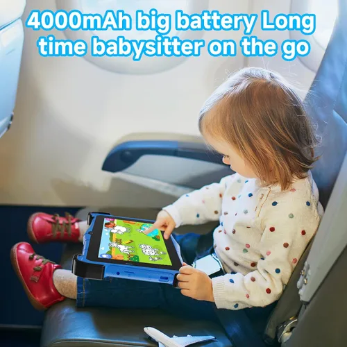 Miniatura 6 de Fivahiva Tableta para niños Android 15 de 7 pulgadas, tableta para niños de 3 a 7, 10 GB de RAM 64 GB de ROM, WiFi, pantalla IPS, control parental