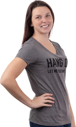 Miniatura 3 de Camisetas divertidas para mujer, con frase sarcástica y con cuello en V