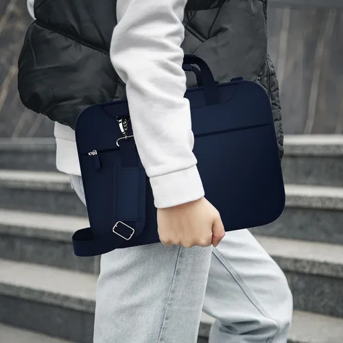 Miniatura 8 de DEHITE Funda para la Biblia para hombres Funda azul para la Biblia para hombres y mujeres tamaño extra grande Bolsa de mano Fit Book 11.2 x 8.4 x