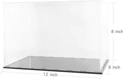 Miniatura 2 de Caja de exhibición de acrílico transparente - Montar caja de mostrador para exhibición - Caja de exhibición transparente, protección a prueba