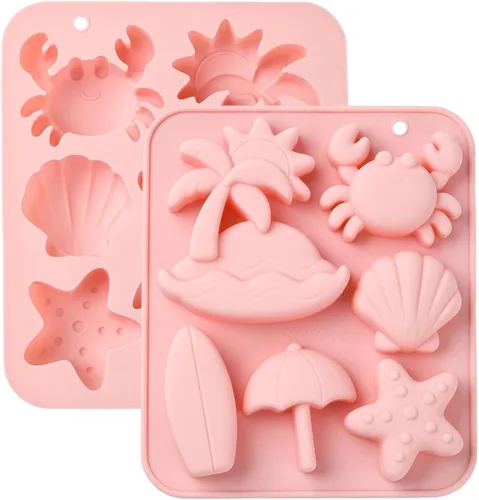 Miniatura 9 de 2 moldes de silicona en forma de caracol de 4 cavidades para chocolate para decoración de pasteles, gelatina, cubitos de hielo, golosinas