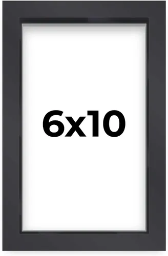 Miniatura 135 de Marco contemporáneo de caja de sombra negra de 14 x 25 pulgadas, profundidad de espacio utilizable, tamaño interior 14 x 25 o 25 x 14 pulgadas