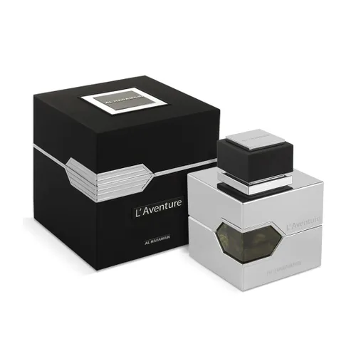 Al Haramain L'Aventure Eau de Parfum para hombres, 3,33 onzas (100 ml) - Para los amantes de Creed Aventus