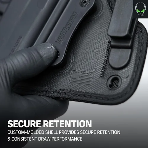 Miniatura 6 de Alien Gear Cloak Tuck 3.5 IWB - Funda para arma de uso diario cómoda - Ajuste personalizado - Perfil elegante y duradero - Para mano derecha