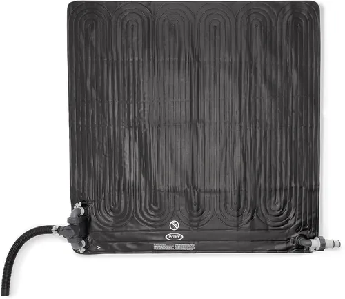 Miniatura 8 de Intex Tapete solar para calentador de piscina de 47 x 47 pulgadas para piscina sobre el suelo de 8,000 galones con accesorio de manguera y válvula