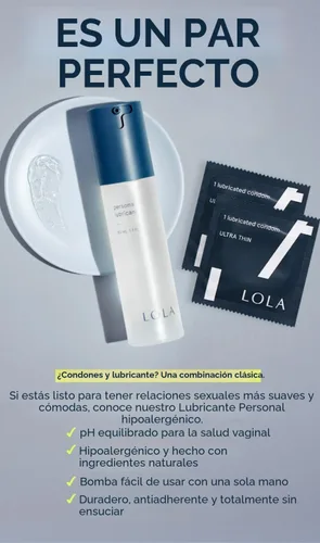 Miniatura 5 de LOLA Lubricante personal a base de agua, lubricante sin perfume para parejas, suave, pH equilibrado, antiadherente, fácil de limpiar, para mujeres