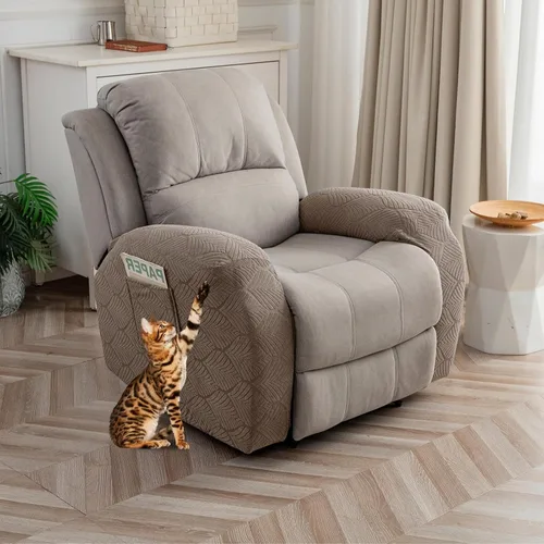 Miniatura 41 de Funda para Silla Reclinable 100% Impermeable, 1 Pieza Fundas Elásticas para Sofá Reclinable Lavables para Silla Reclinable para Mascotas, Perros