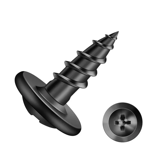 Miniatura 13 de #8 x 5/8 "Tornillo de madera 500 piezas de acero de aleación estándar hilo truss cabeza rápida autorroscante por SG TZH plata - aleación de acero