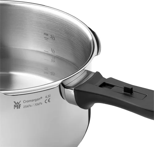 Miniatura 9 de WMF Perfect Plus - Cromargan de acero inoxidable para inducción de 8.7 in de diámetro de 6 litros y medio con protección contra la llama