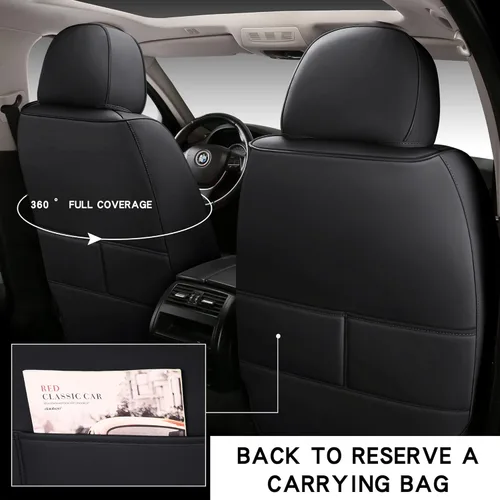Miniatura 3 de NS YOLO Fundas de Asiento de Cobertura Completa Universal para Autos, SUV, Camionetas Pick-up con Piel Sintética Impermeable en Accesorios