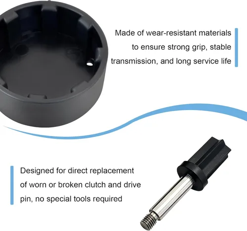 Miniatura 6 de Kit de repuesto de embrague y pasador de accionamiento de licuadora, compatible con Ninja BL660 BL740 BL663CO BL665QBK, ensamblaje del controlador
