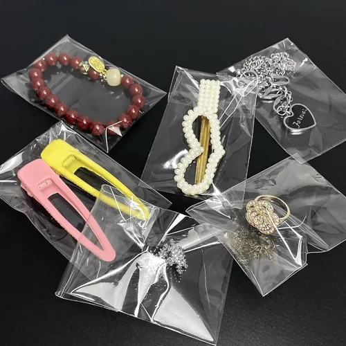 Miniatura 7 de 1000 piezas de bolsas de celofán transparentes pequeñas de 2x3 pulgadas, autoadhesivas, adhesivas, 1 mil de grosor, bolsas de OPP para joyas