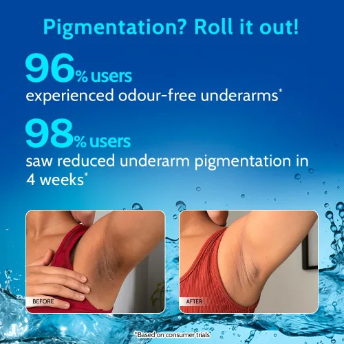 Miniatura 7 de Chemist at Play UnderArm Roll-On con 5% AHA Ácido láctico y mandélico Previene el olor, ilumina la piel y exfolia las axilas Para pieles