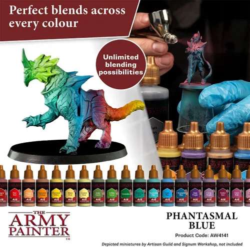 Miniatura 7 de Pinturas de guerra: Acrílicos: Air Phantasmal Blue – 1x 18ml de pintura acrílica de The Army Painter Pintura para aficiones – Miniaturas de Dungeons