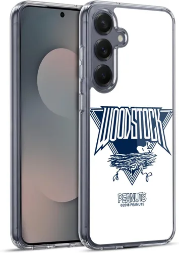 Miniatura 82 de Head Case Designs Funda de gel con licencia oficial de Peanuts Woodstock Insignia Rock Tees [protección de grado militar] compatible con Samsung