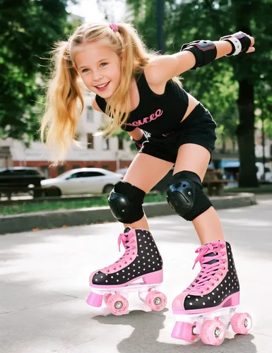 Miniatura 6 de SULIFEEL Patines de ruedas para niñas y mujeres con ruedas iluminadas y patrón de lunares, patines para niños y adultos para uso en interiores y al