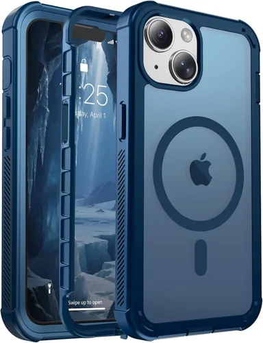 Miniatura 138 de jaroco - Funda magnética compatible con MagSafe para iPhone 11 de 6.1 pulgadas; protección de grado militar contra caídas, de doble capa