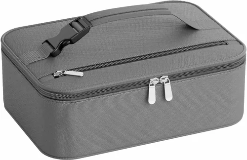 Miniatura 18 de Lonchera pequeña aislada para mujeres y hombres, lonchera Bento para niños, bolsas térmicas compactas portátiles para enfriar comidas con asa