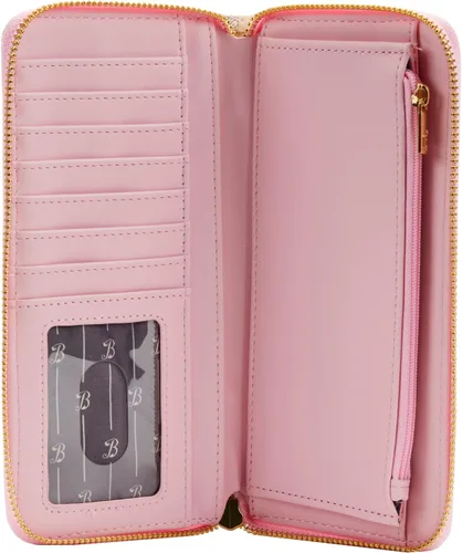 Miniatura 3 de Loungefly Disney Beauty and the Beast - Cartera con cremallera y estampado de Bella rosa Multi colorido Cartera con cremallera