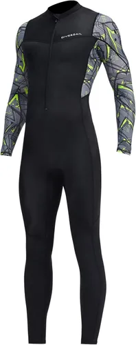 Miniatura 14 de Aivtalk Traje de buceo de cuerpo completo para hombre, manga larga, cremallera trasera, traje de neopreno con protección solar UV, refrescante, A