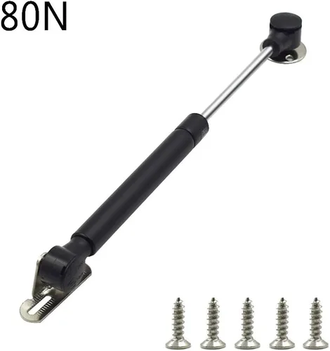 Miniatura 3 de 80N - 6 puntales de gas hidráulico, soporte de tapa de cierre suave para armarios y muebles, elevación de resorte de gas de 10 pulgadas de longitud