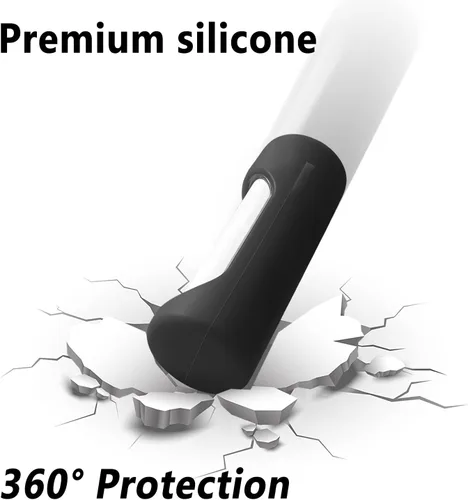 Miniatura 4 de Geiomoo Funda de silicona compatible con Nothing Ear Stick, cubierta protectora con mosquetón (negro)