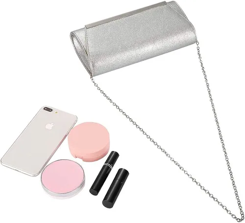 Miniatura 6 de BENCOMOM Bolso de mano de noche para mujer, para novia, graduación, bolso de hombro, bolso de boda, bolso de fiesta