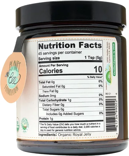 Miniatura 2 de Greenbow Jalea real orgánica fresca, 100% certificada por USDA, sin OMG, Halal, certificada GMP, pura, sin gluten, una de las más empaquetadas