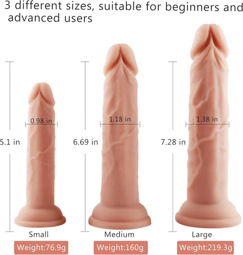 Miniatura 2 de Juegos de entrenamiento de enchufe anal, consolador anal de silicona de 3 tamaños con fuerte ventosa para hombres, juguetes sexuales para mujeres